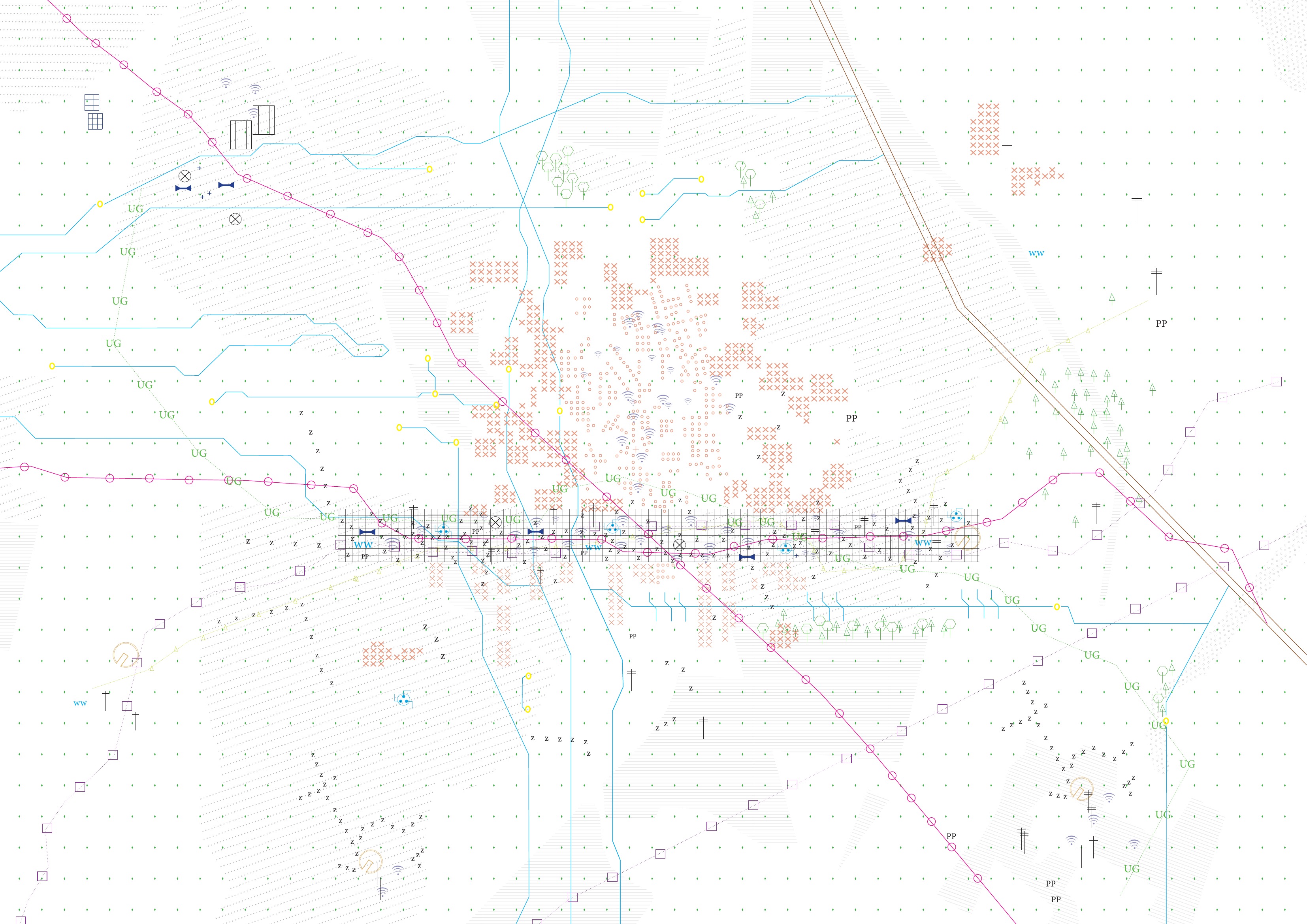 A2 magnetic field map for the Metropolitan Circuit