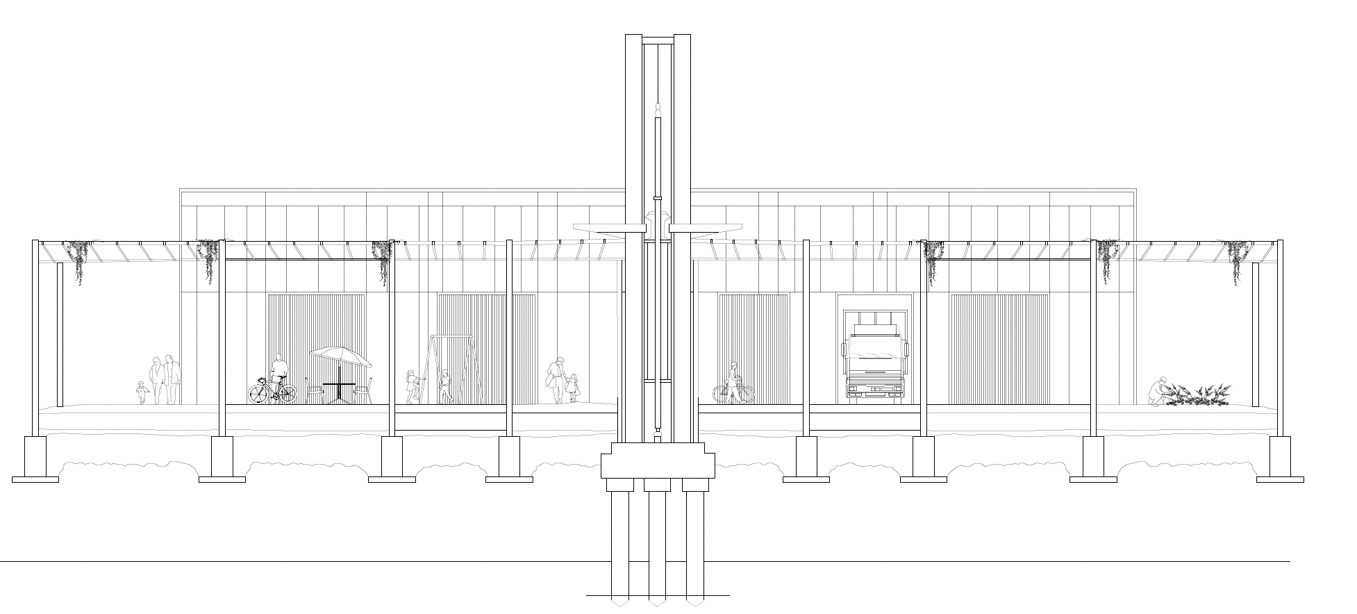 Vidgulfo Metropolitan Circuit plans and elevation drawing