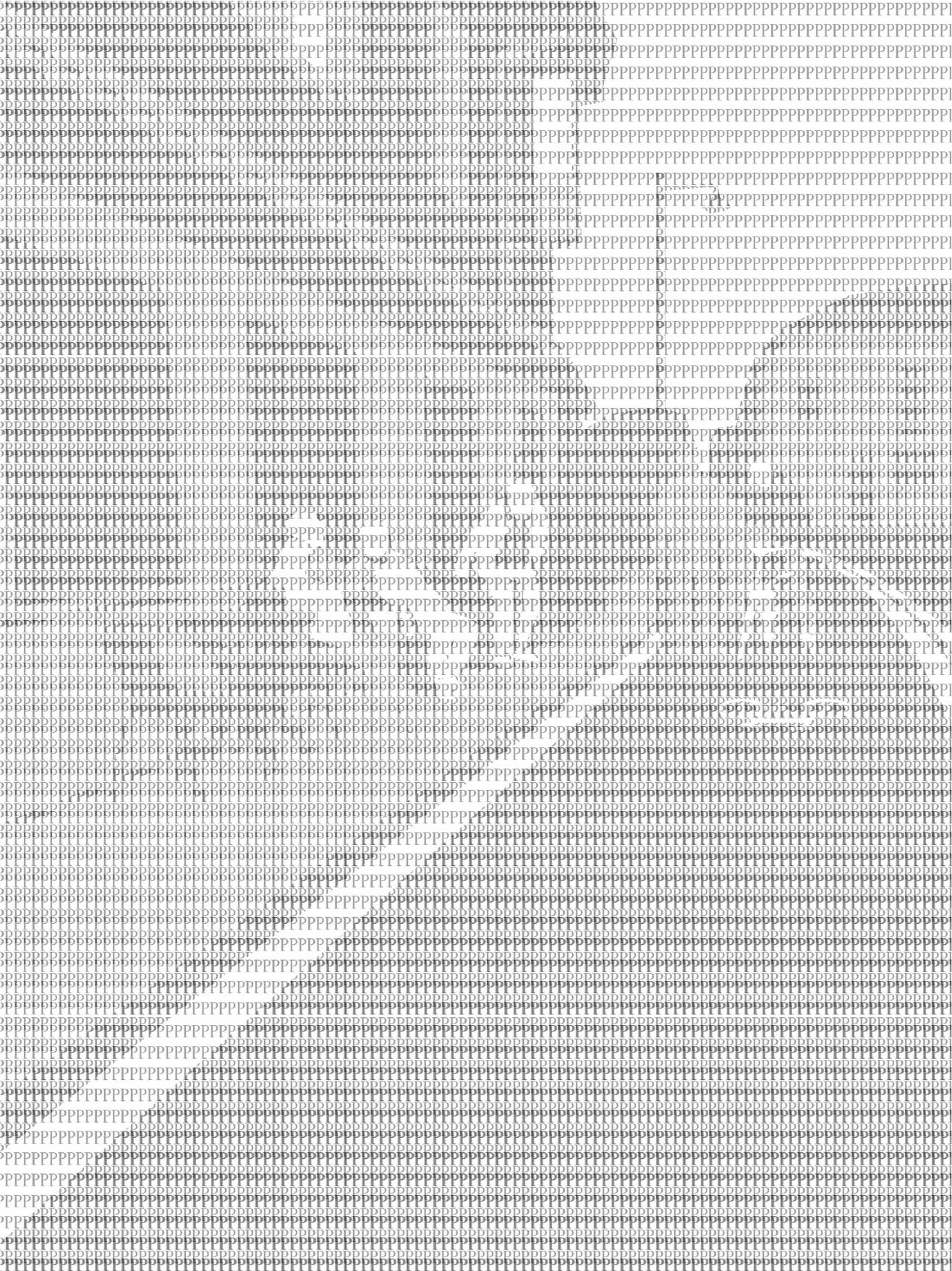 Almanac plate: figures dissolving into dense typographic grain